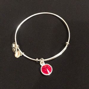 Ruby Alex and ani bracelet in silver